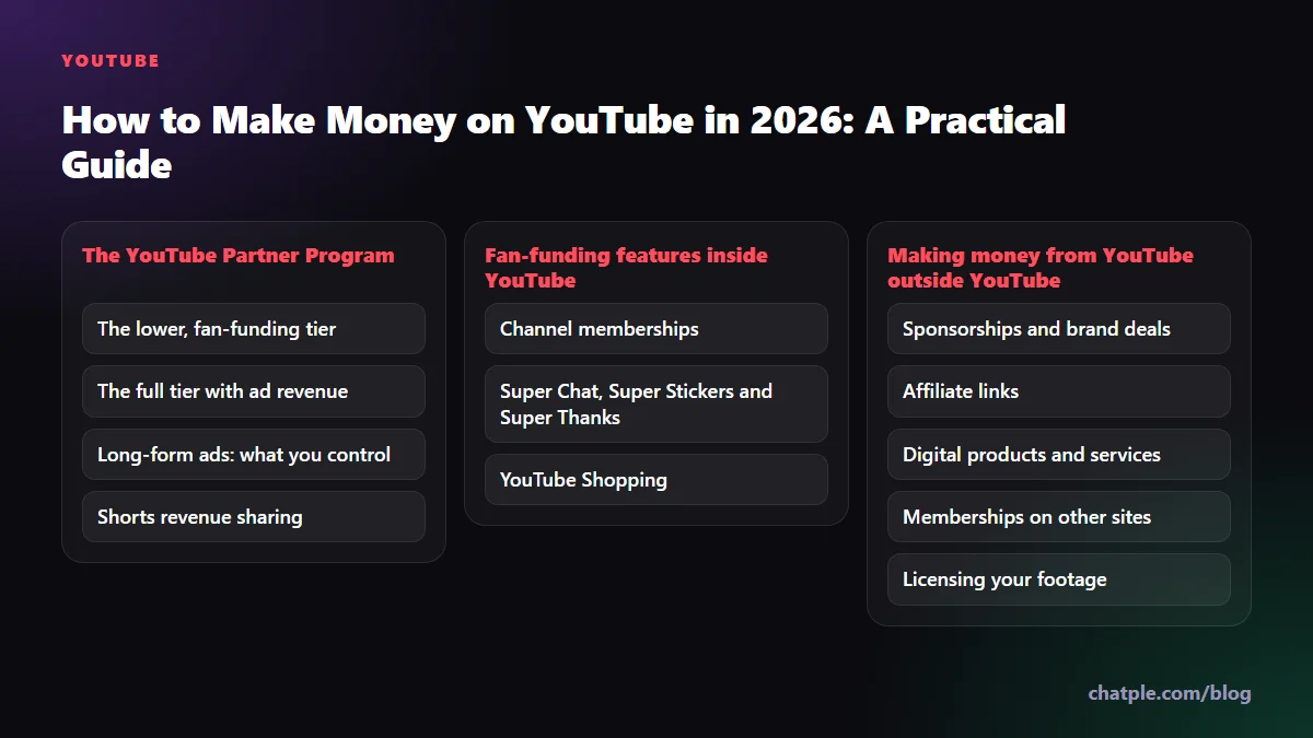 How to Make Money on YouTube in 2026: A Practical Guide